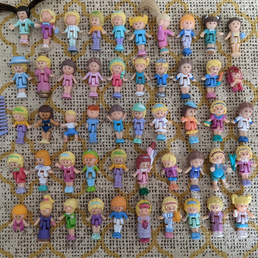 Polly Pocket Figures Huge Lot